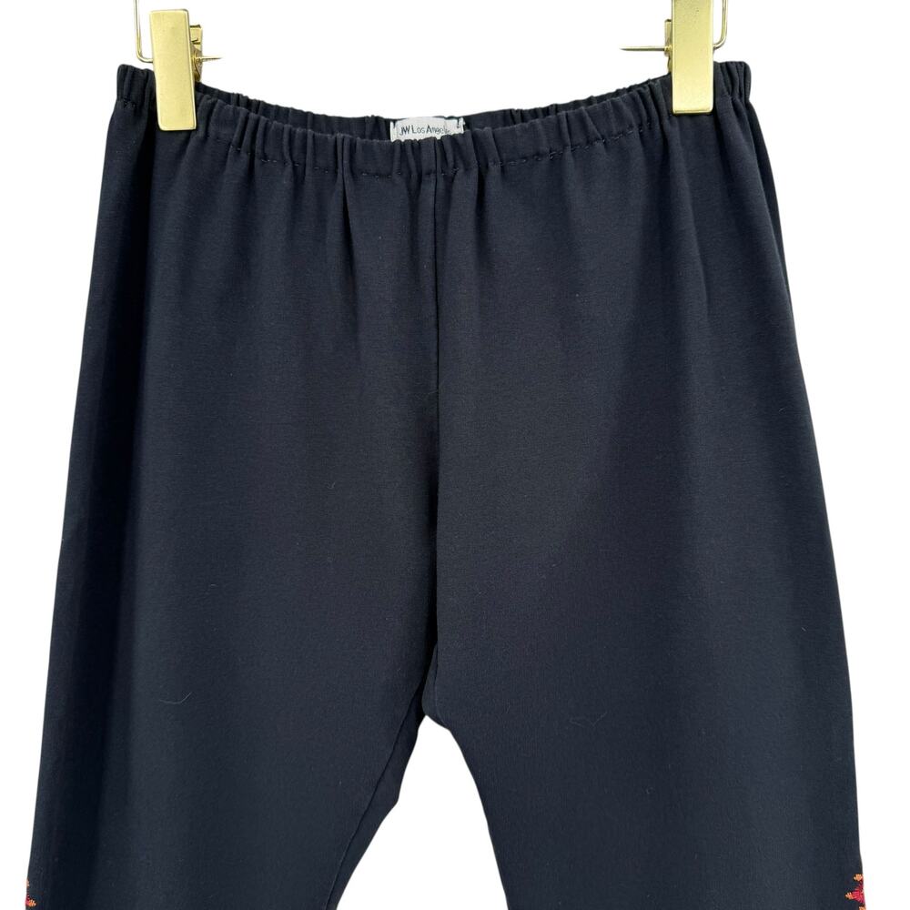 Johnny Was Aivita Embroidered Leggings Ankle Pants - Picture 5 of 8